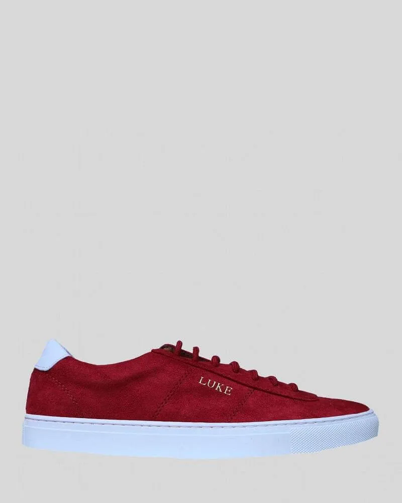 Luke PALM Red White Suede Trainer - Limited Edition.