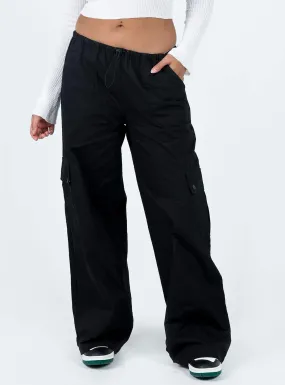 Mackey Black Cargo Pants