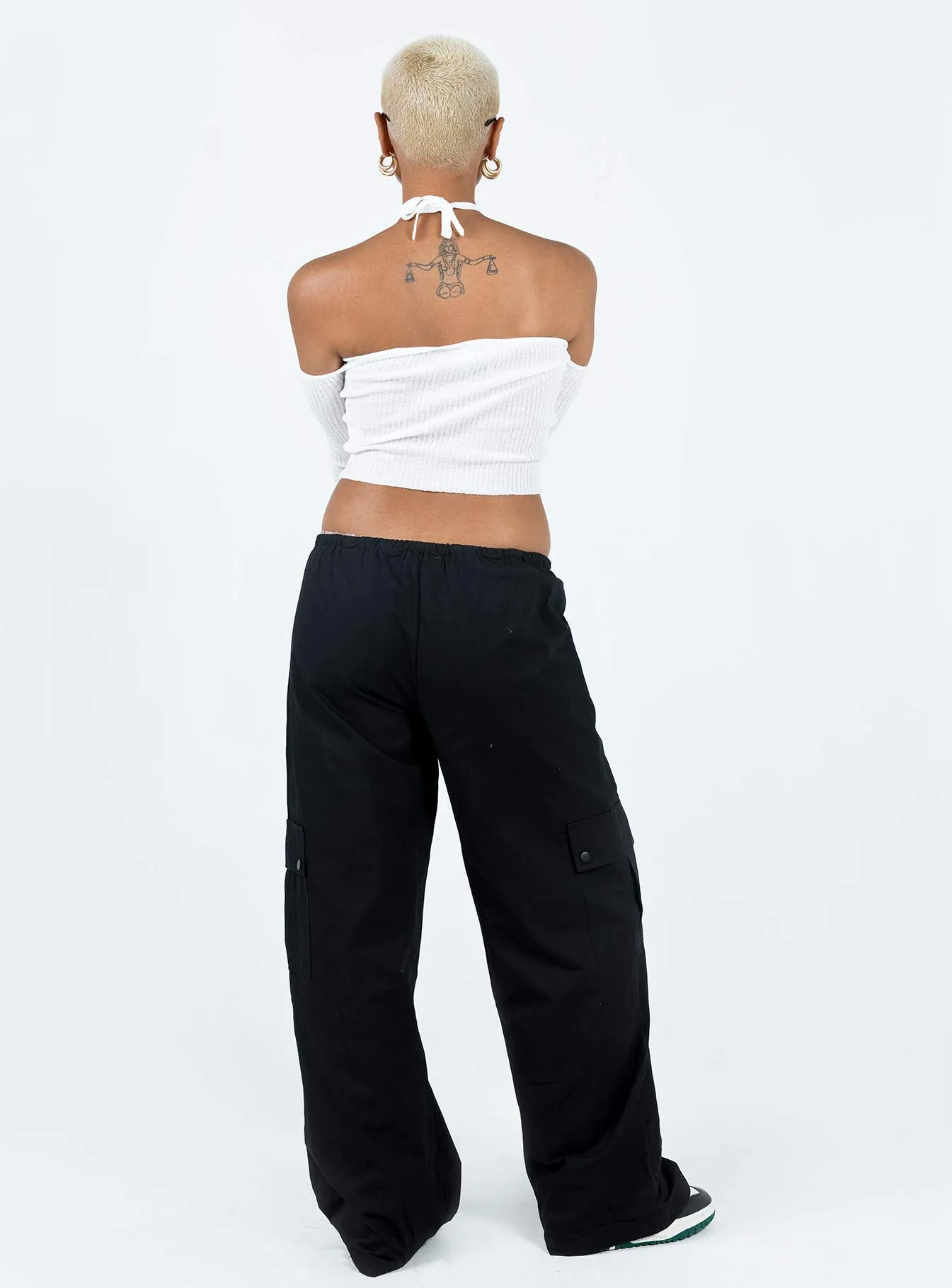 Mackey Black Cargo Pants