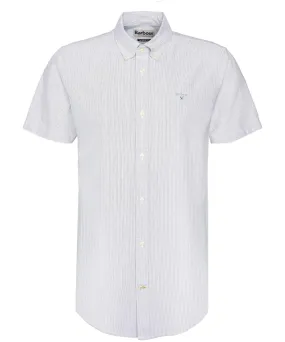 Men's Barbour Striped Oxtown Short Sleeve Tailored Fit Cotton Shirt