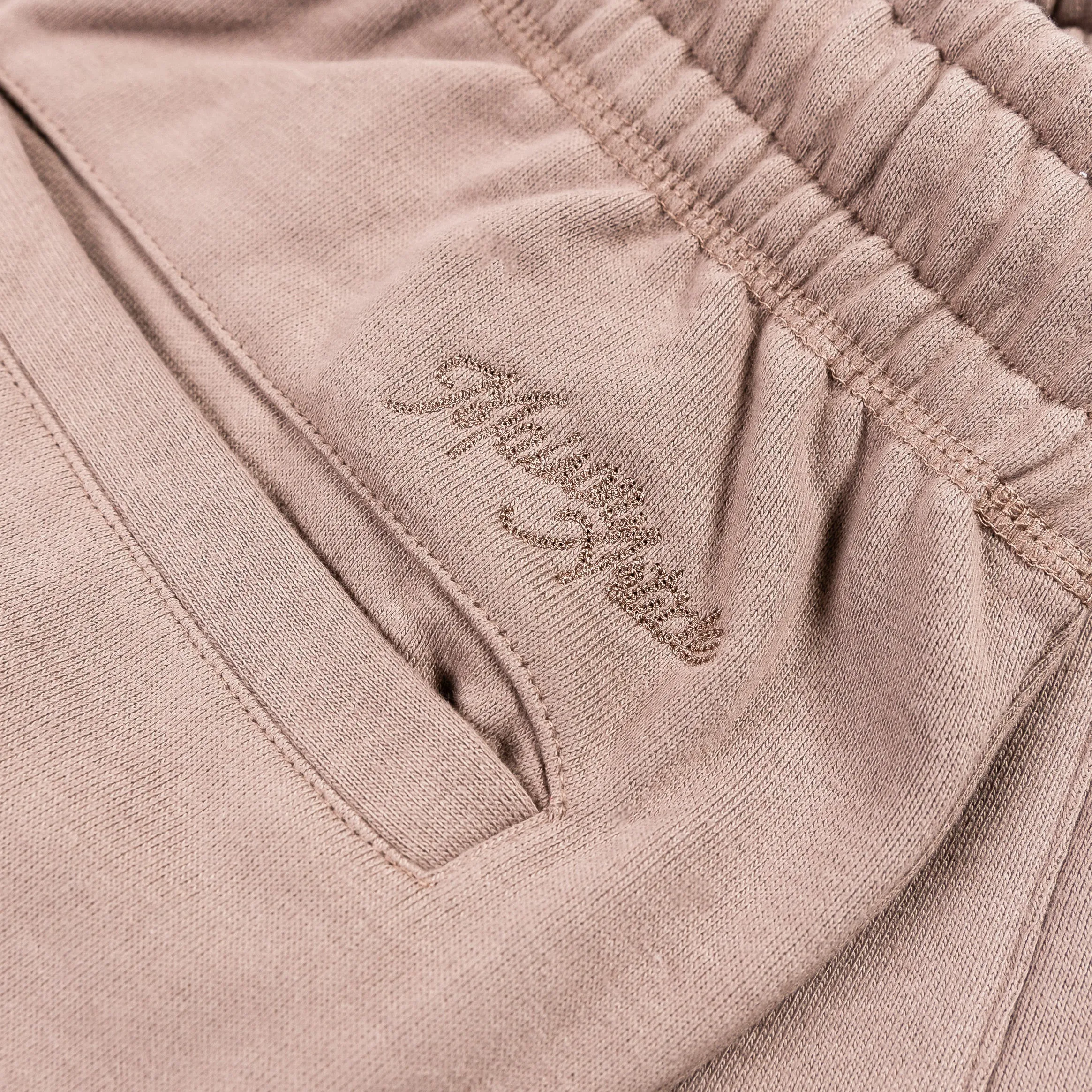 Mens Dark Taupe Jogger Pants Fleece Premium