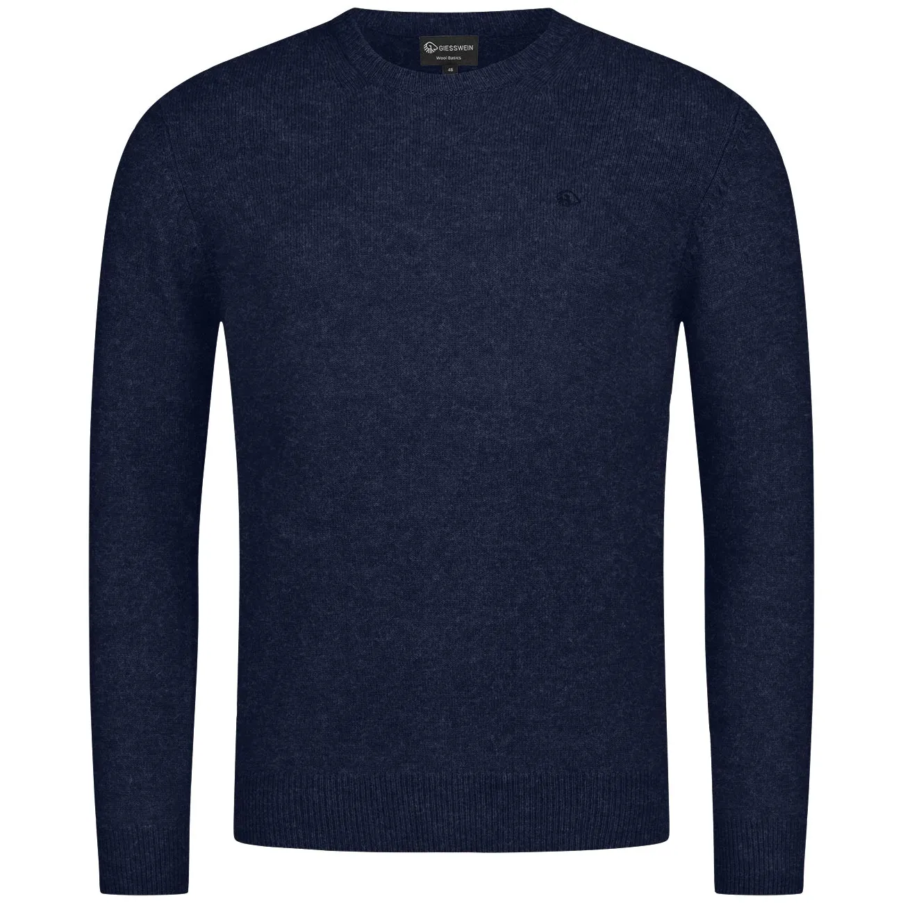 Men's Round Neck Wool Pullover Shirt