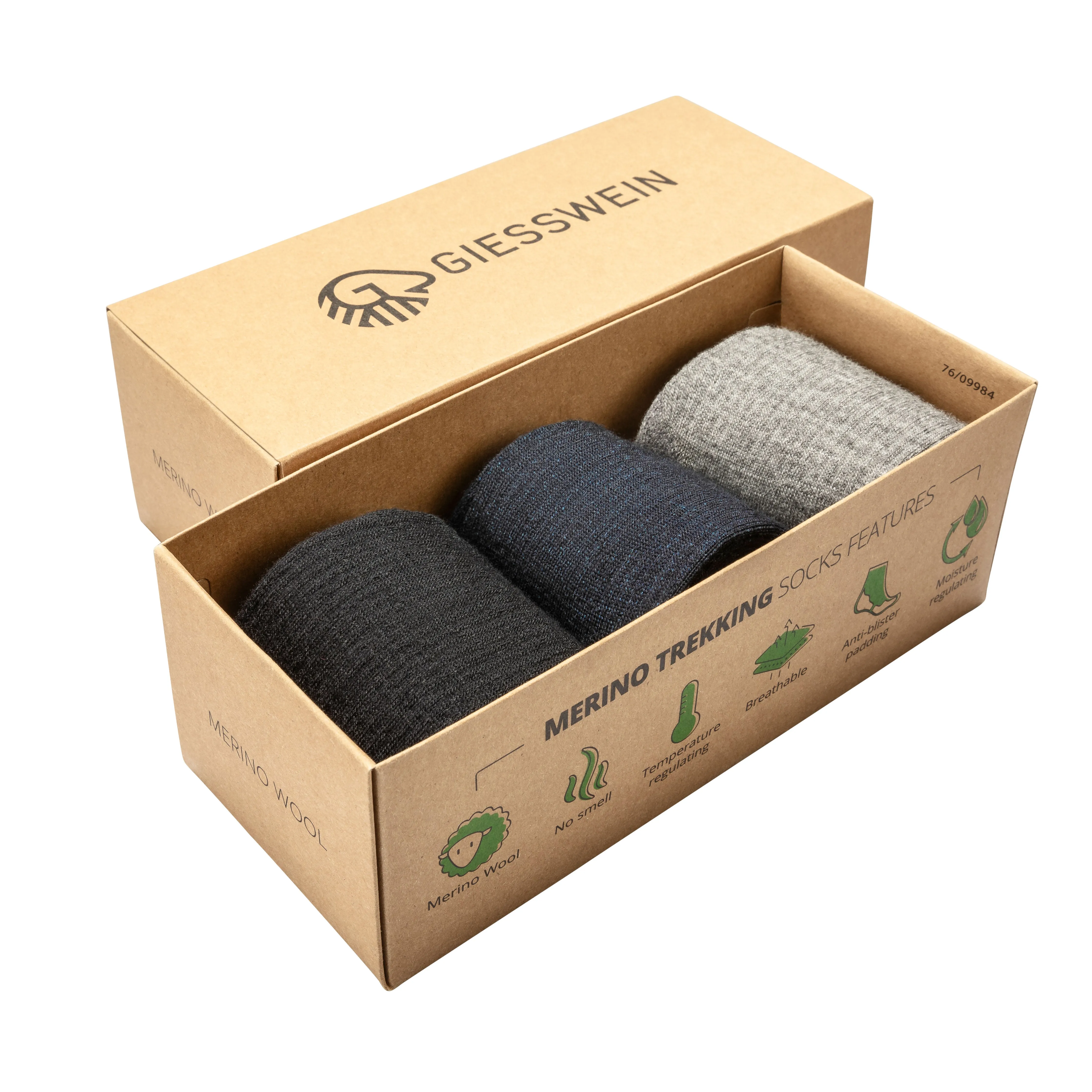 Merino Hiking Socks - Pack of 3