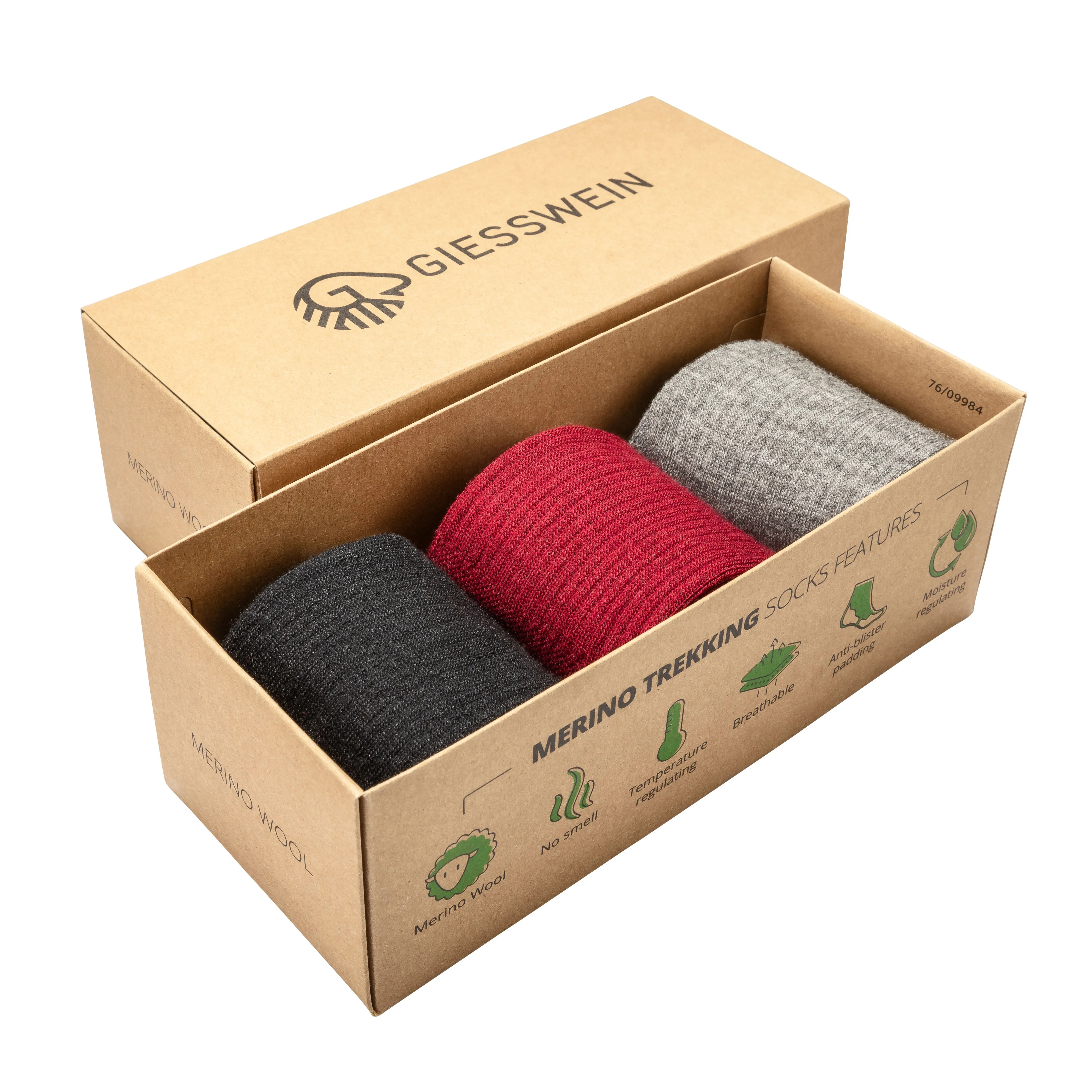 Merino Hiking Socks - Pack of 3