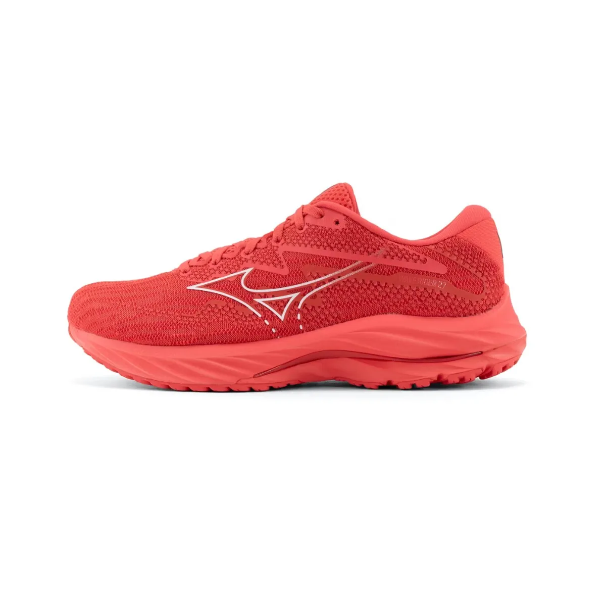 Mizuno Wave Rider 27 Red Sports Shoes