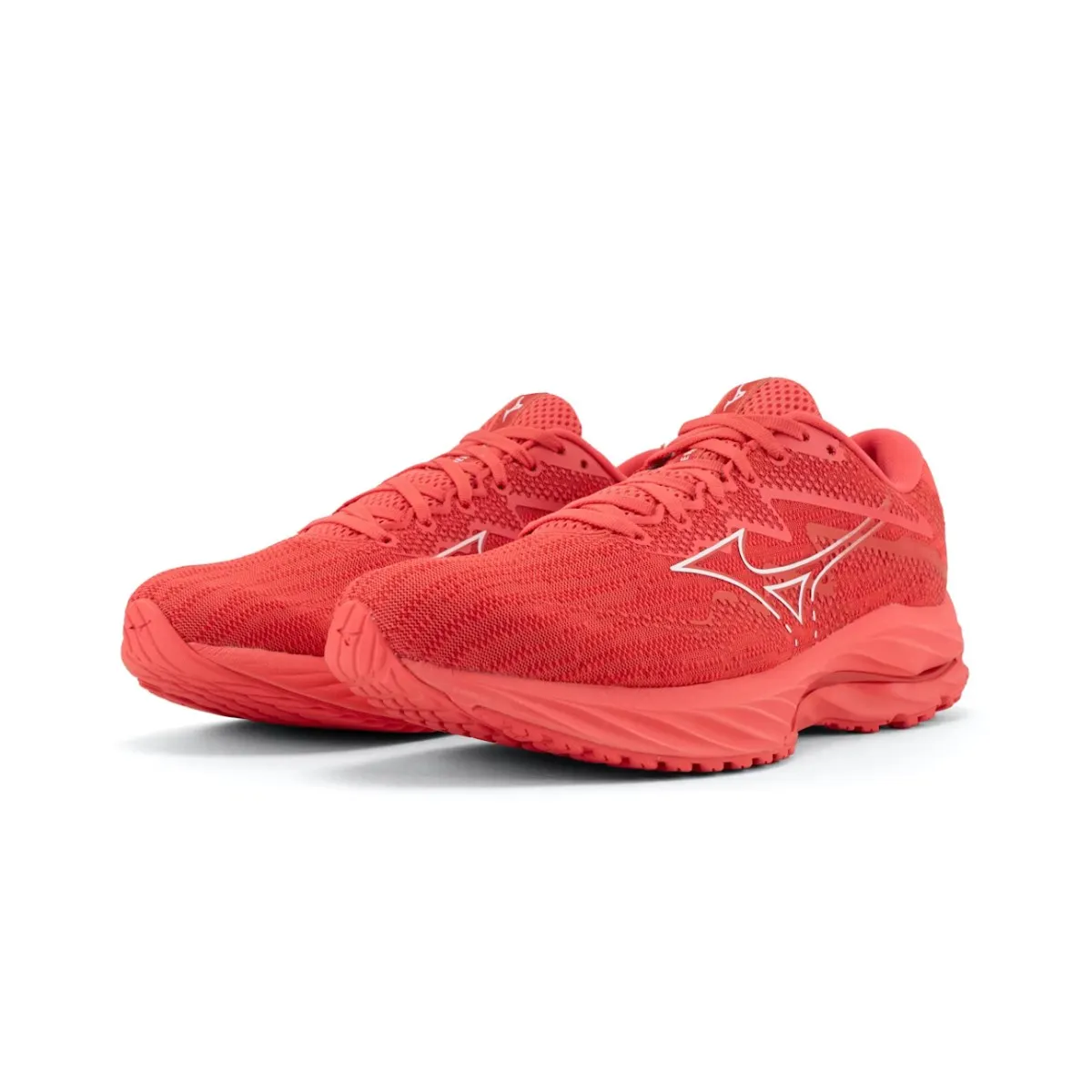 Mizuno Wave Rider 27 Red Sports Shoes