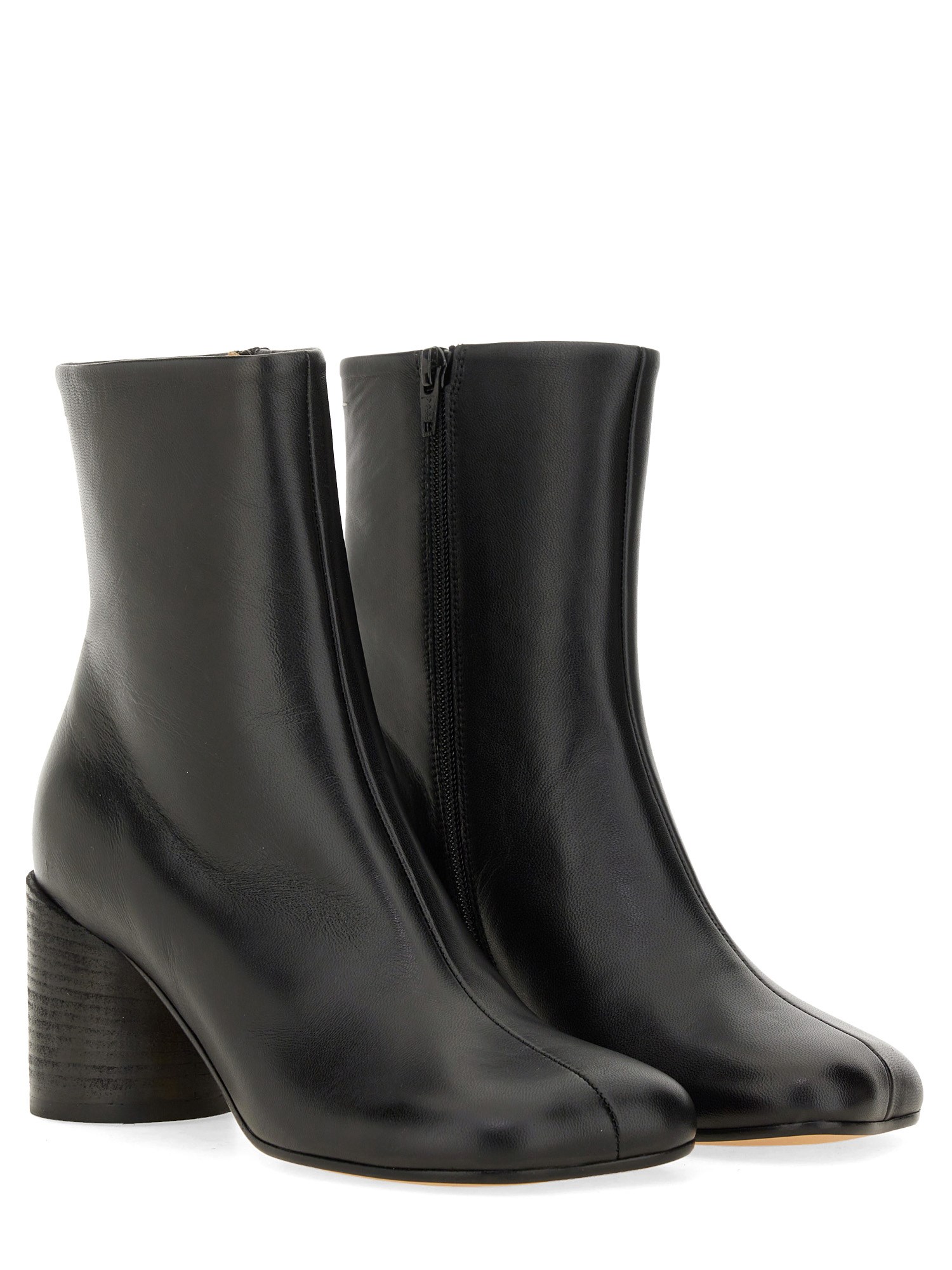 MM6 Maison Margiela Leather Ankle Boots - Shop Now!