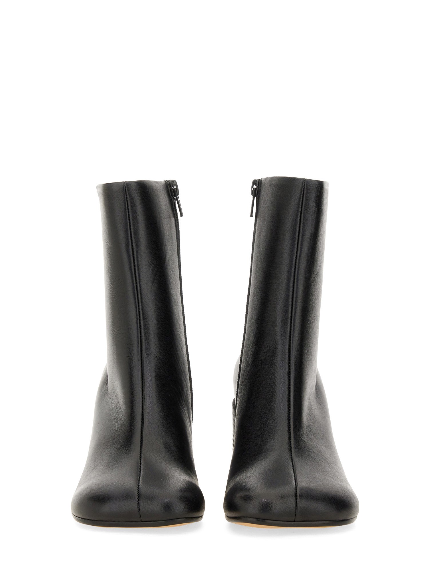 MM6 Maison Margiela Leather Ankle Boots - Shop Now!