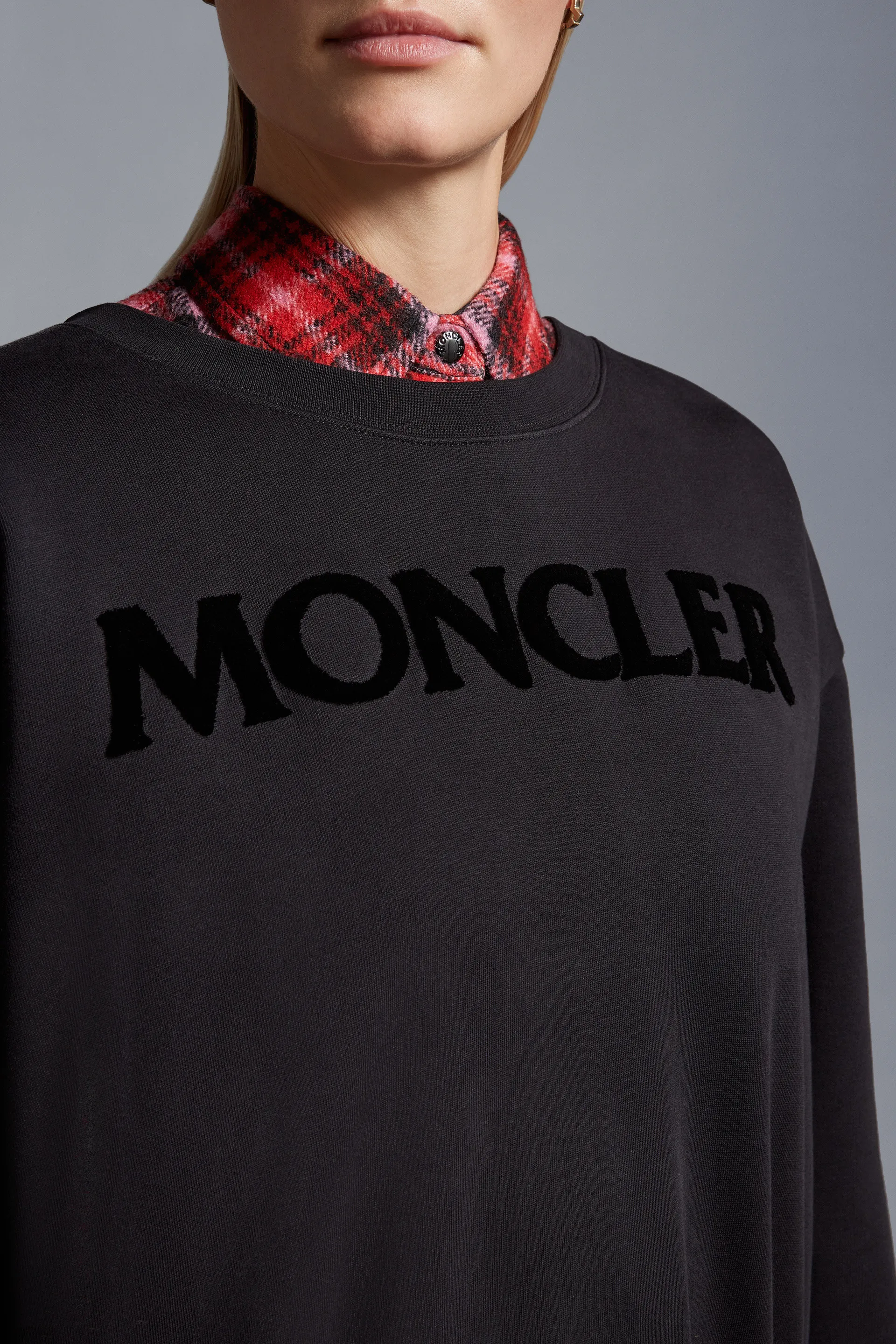 Moncler Tufted Logo Sweatshirt