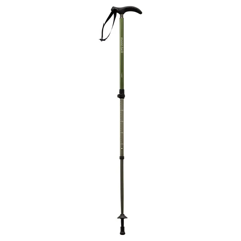 Montbell Trekking Pole with T Grip and Cam Lock in Wine Red