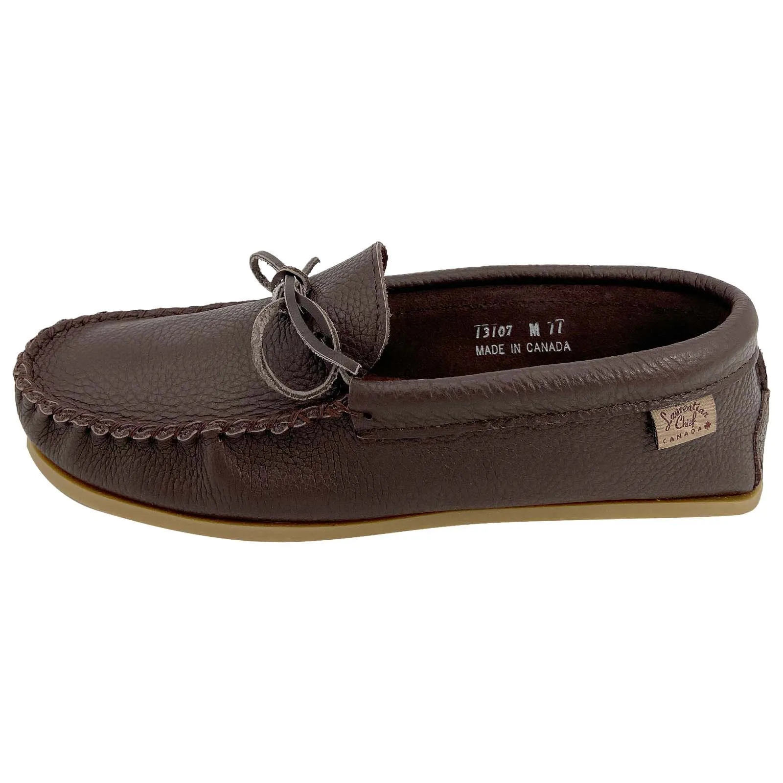 Moose Hide Leather Moccasin Shoes for Men