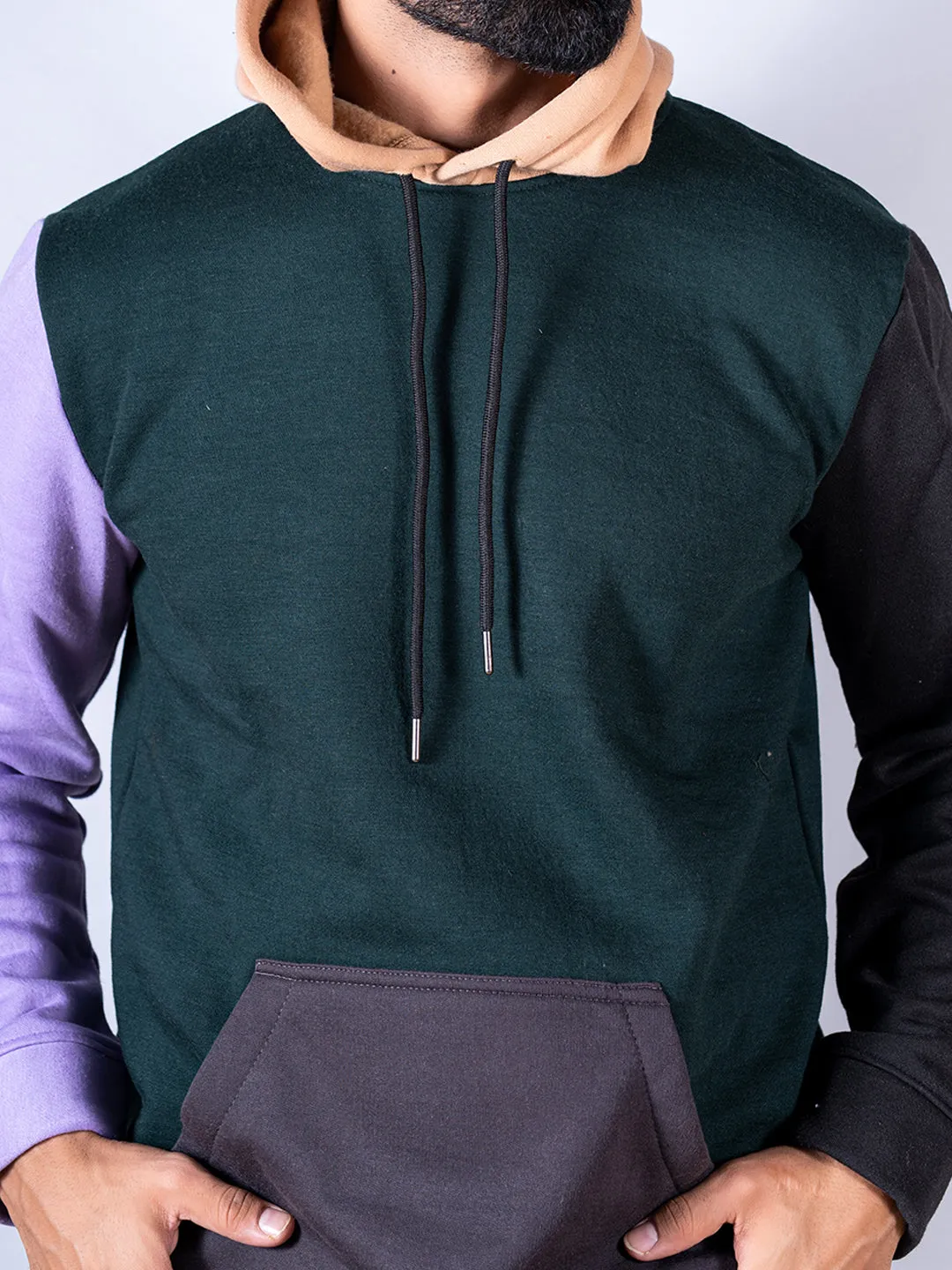 Multi color Block Hoodie (Unisex)