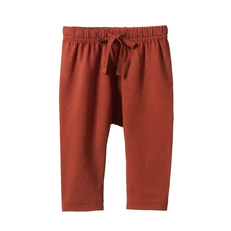 Nature Baby Sunday Pants - Spice: Organic Cotton Unisex Baby Pants