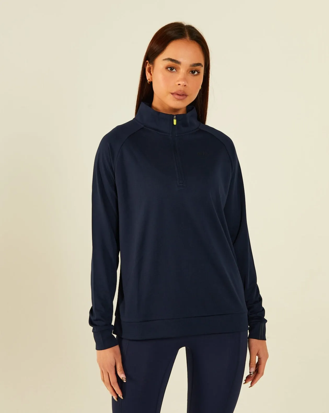 Navy Blue Jules Half Zip Hoodie