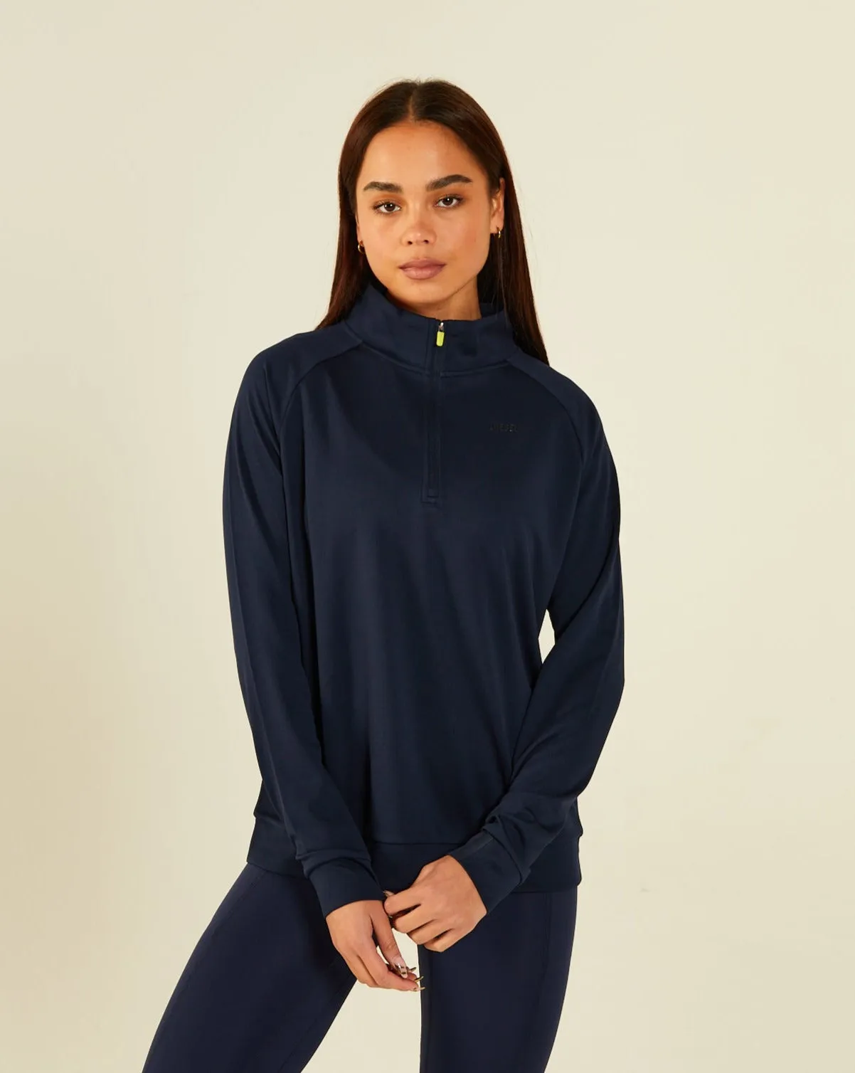 Navy Blue Jules Half Zip Hoodie