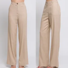 Necessary Linen Pants Khaki