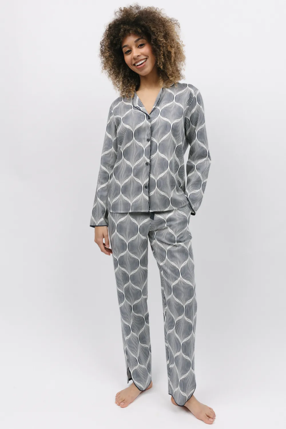 Nicole Geometric Pattern Sleep Pants