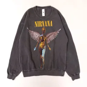 Nirvana In Utero Distressed Sweatshirt