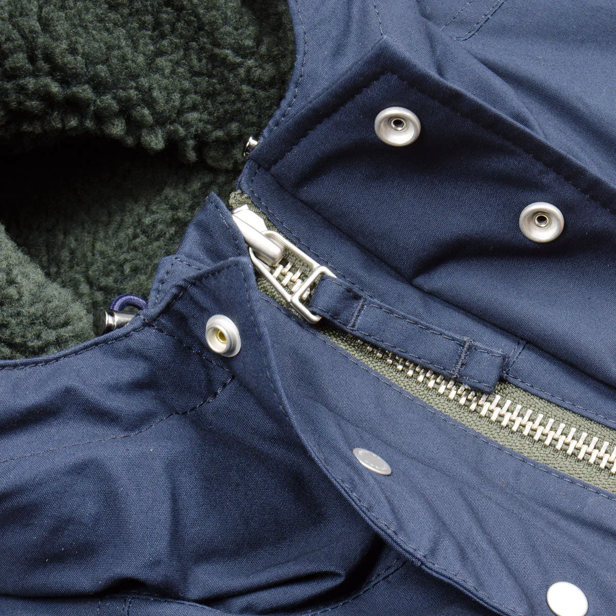 Norse Projects Nunk Cambric Cotton Parka Dark Navy