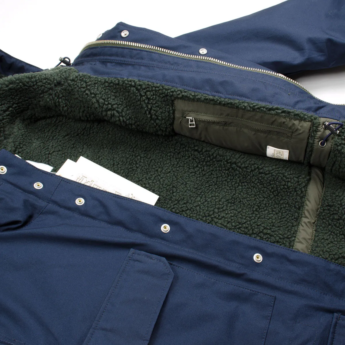 Norse Projects Nunk Cambric Cotton Parka Dark Navy