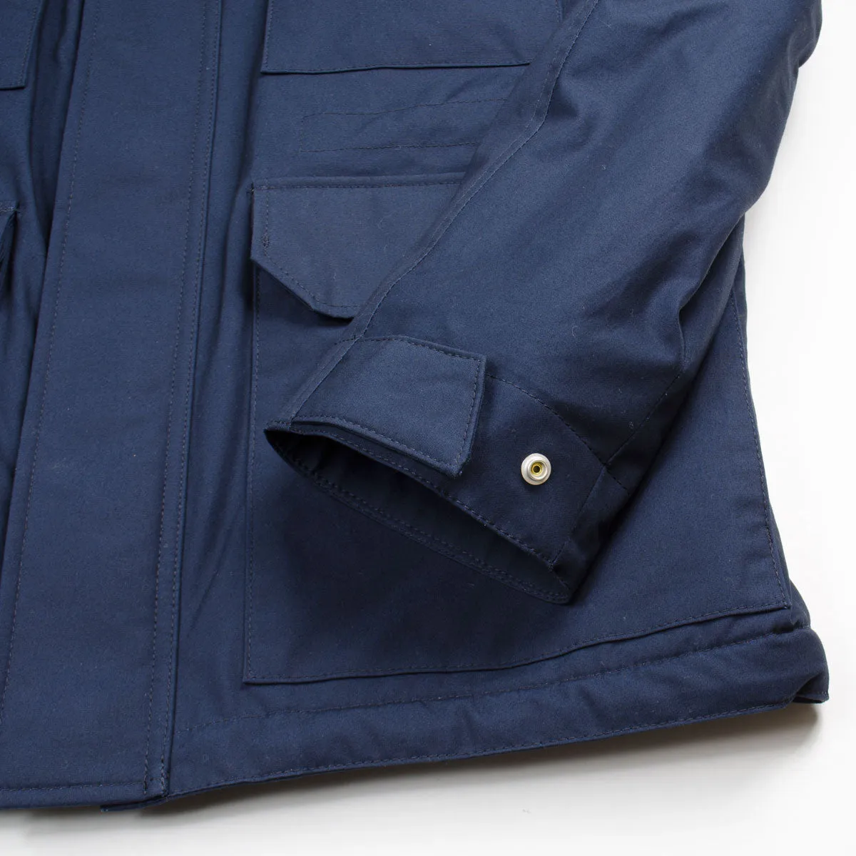 Norse Projects Nunk Cambric Cotton Parka Dark Navy