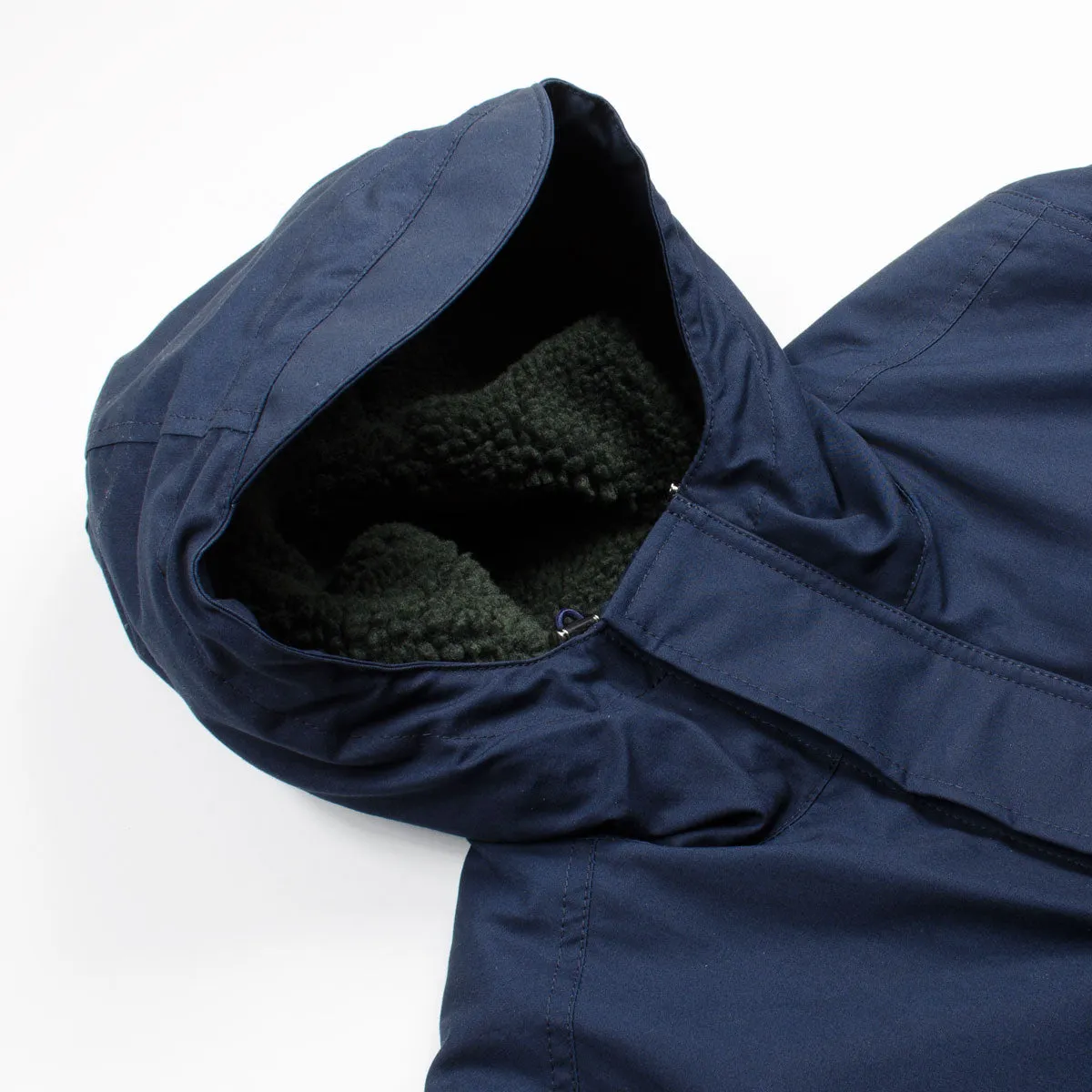 Norse Projects Nunk Cambric Cotton Parka Dark Navy