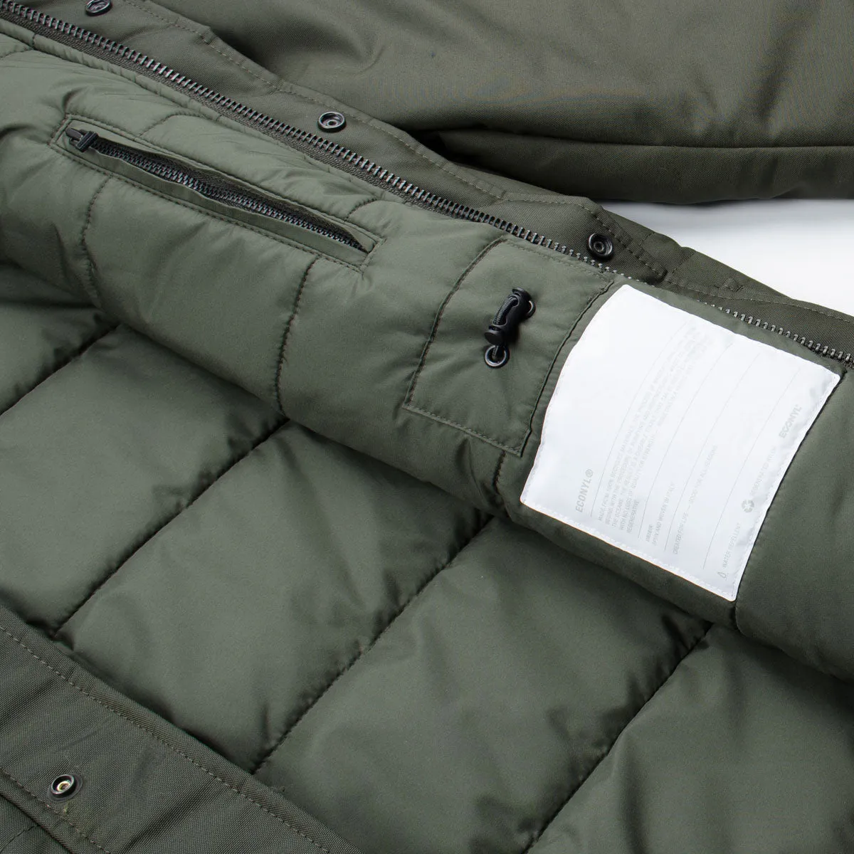 Norse Projects Nunk Econyl Parka Beech Green.