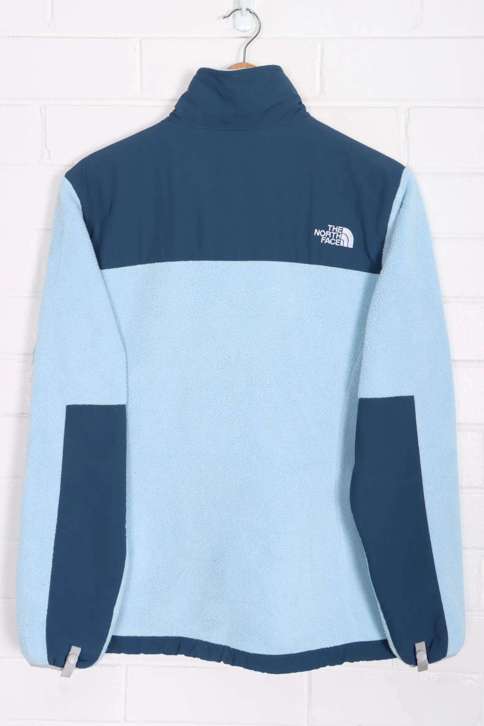 North Face Women's Denali Fleece Jacket - Blue Colour Block (Size: L)