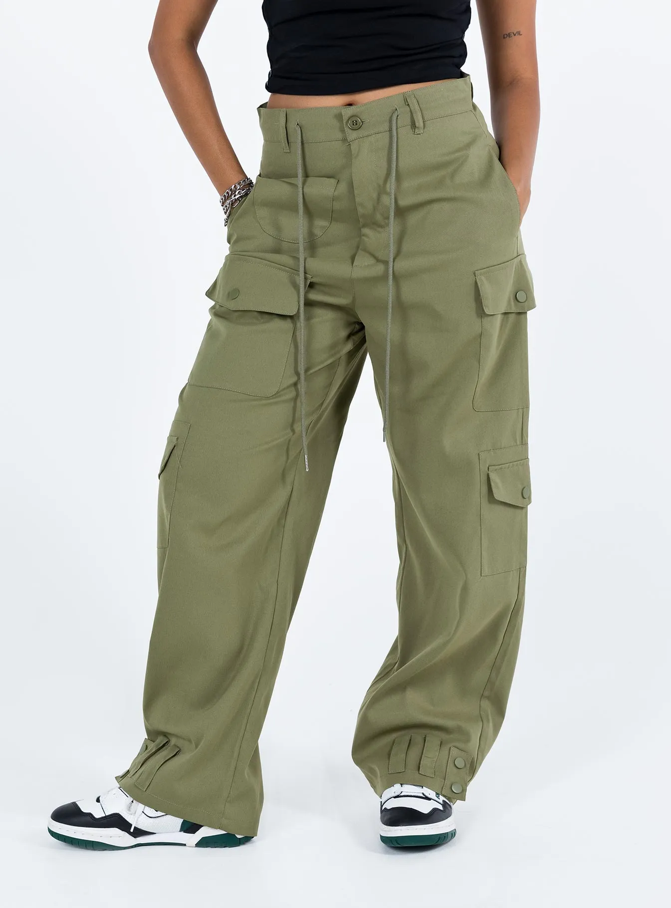 Olive Green Cargo Pants - Epik