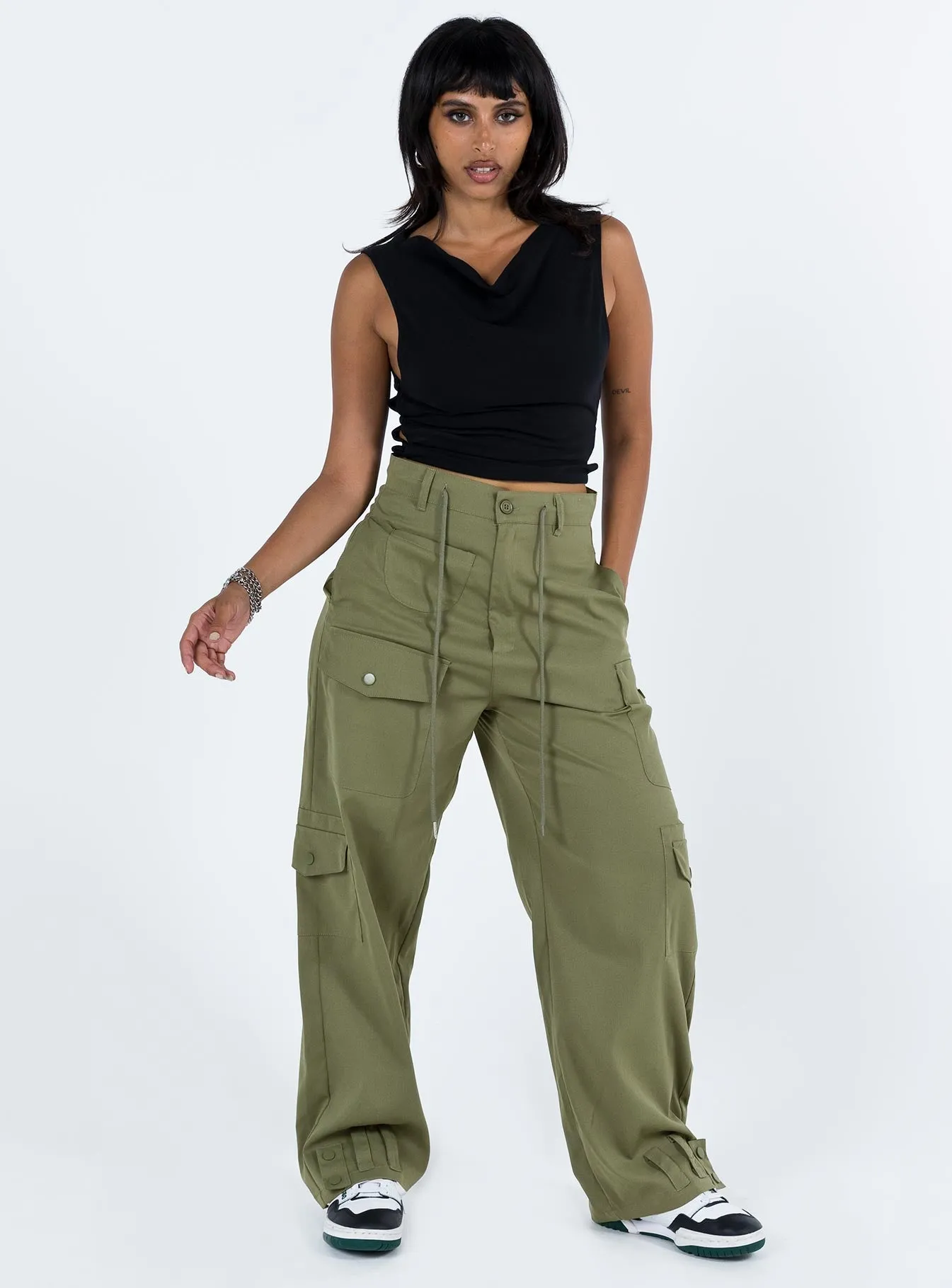 Olive Green Cargo Pants - Epik