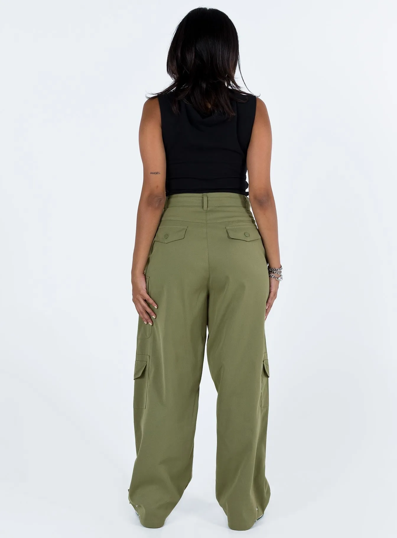 Olive Green Cargo Pants - Epik