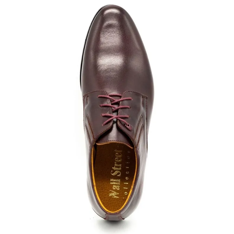 Olivier Burgundy formal shoes 480 red