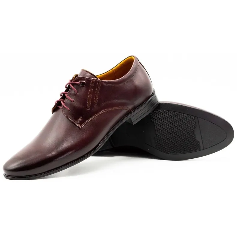 Olivier Burgundy formal shoes 480 red