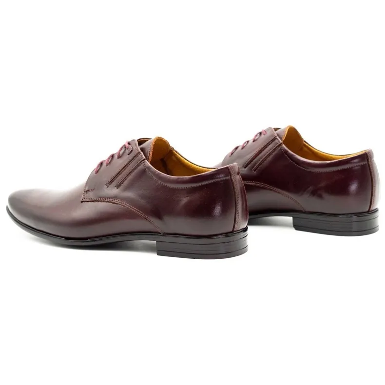 Olivier Burgundy formal shoes 480 red