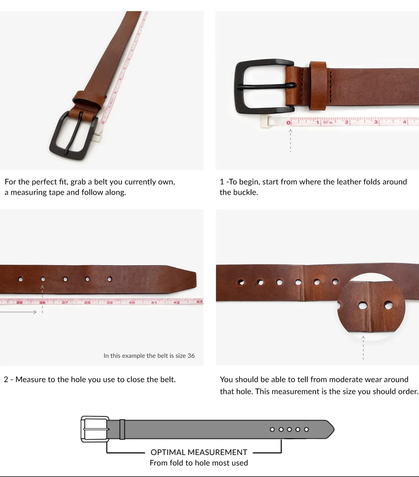 Pacifica pebbled belt - oval buckle