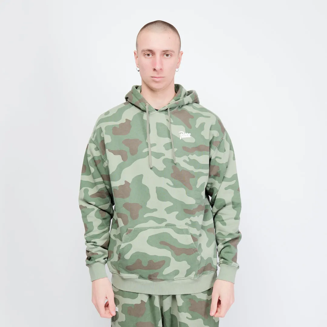 Patta Basic Summer Washed Hooded Sweater (Camo AOP)