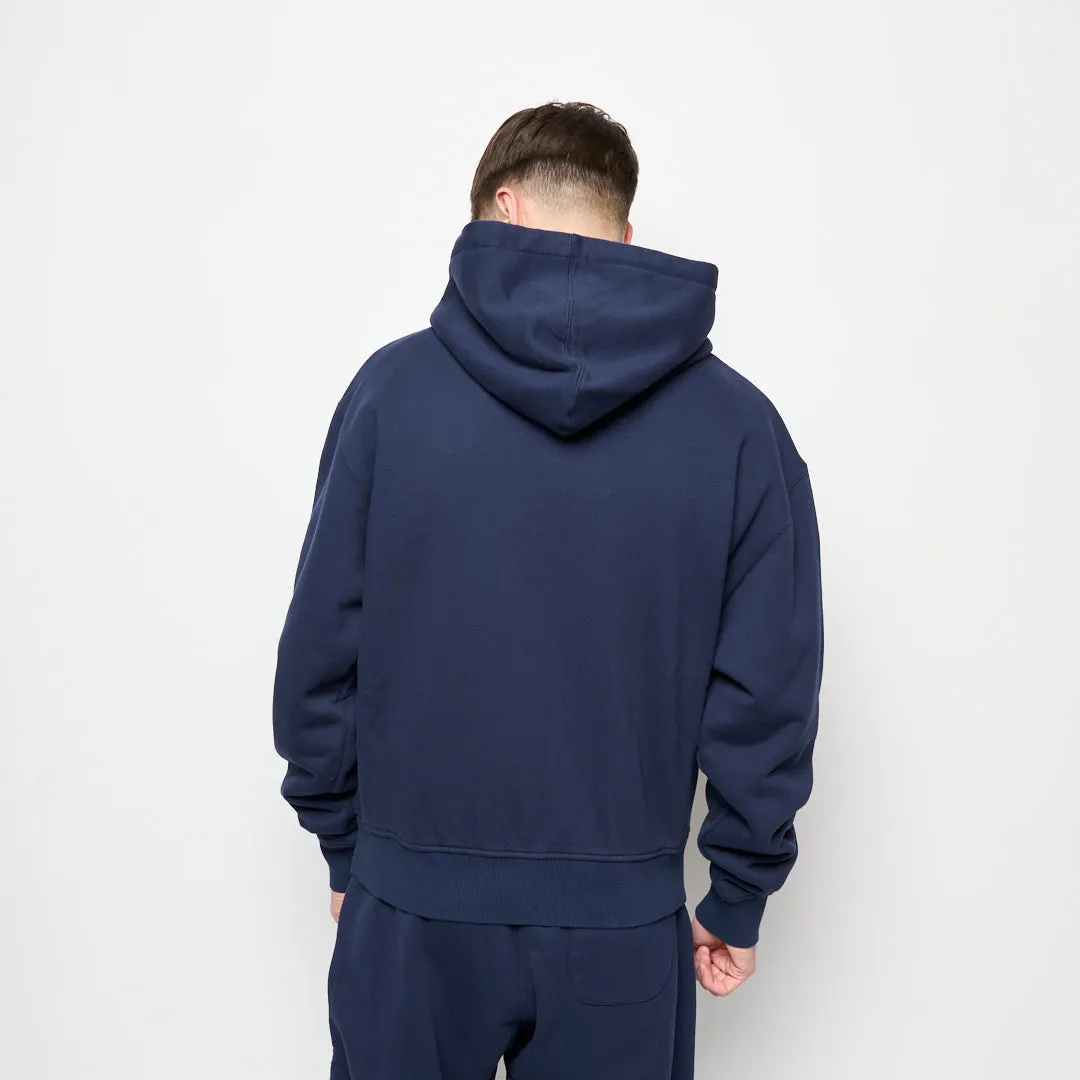 Patta - Classic Zip Up Hooded Sweater (Navy) H024