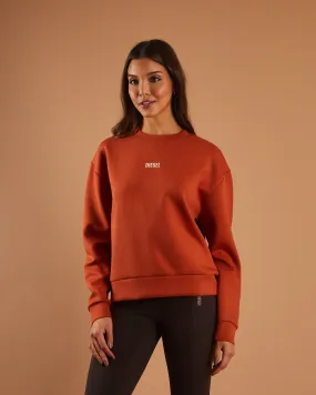 Pia Sweatshirt in Cinnamon Orange