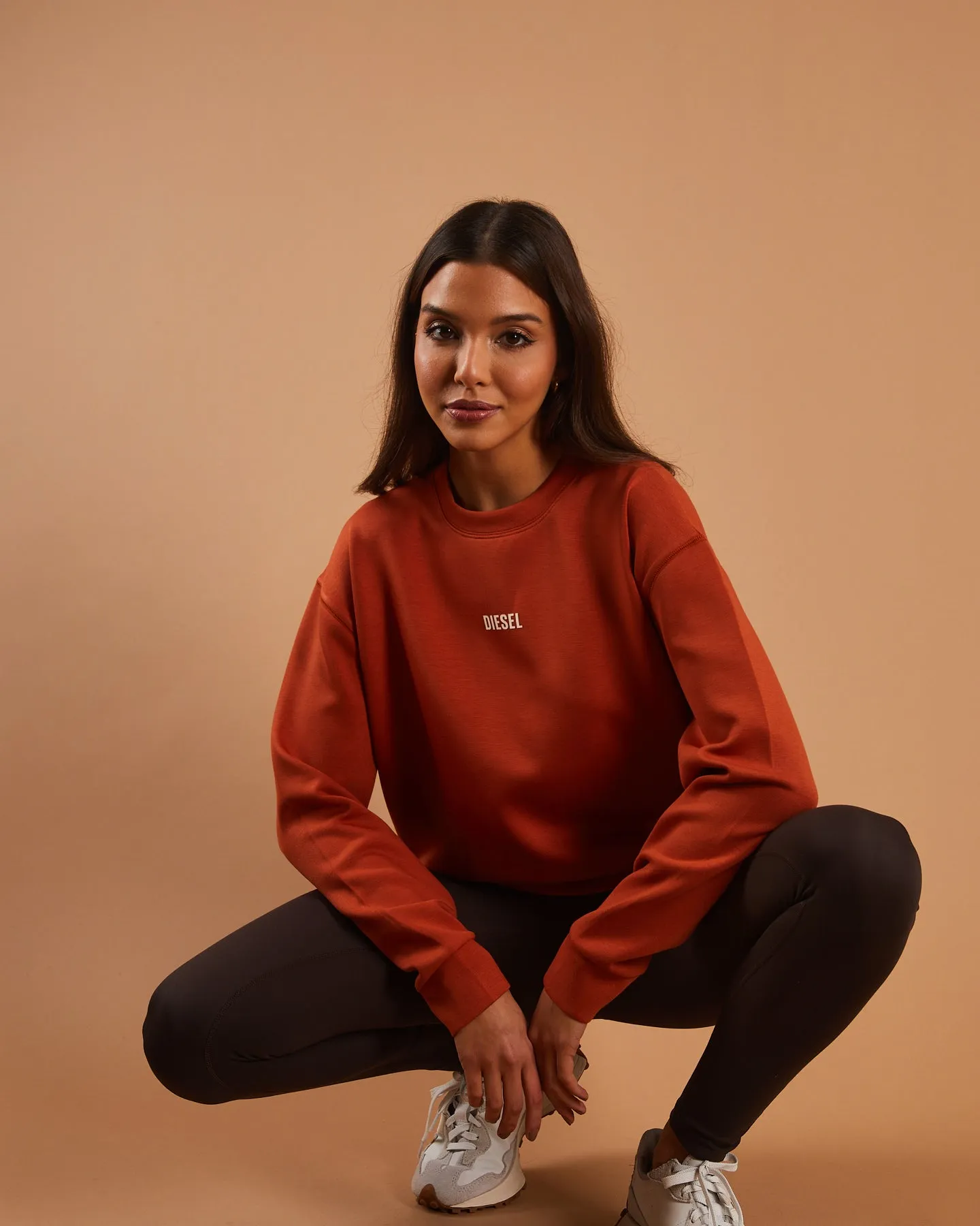 Pia Sweatshirt in Cinnamon Orange