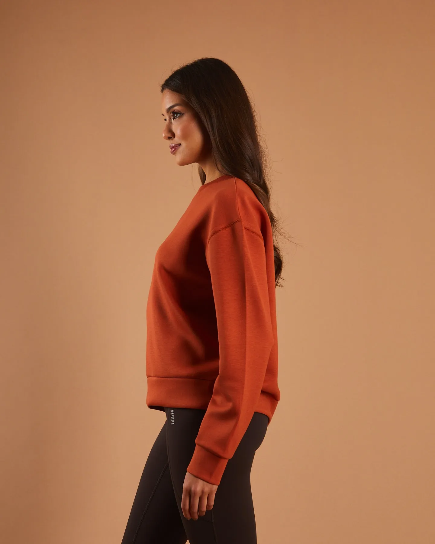 Pia Sweatshirt in Cinnamon Orange