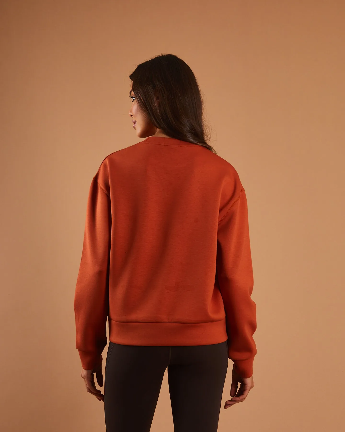 Pia Sweatshirt in Cinnamon Orange