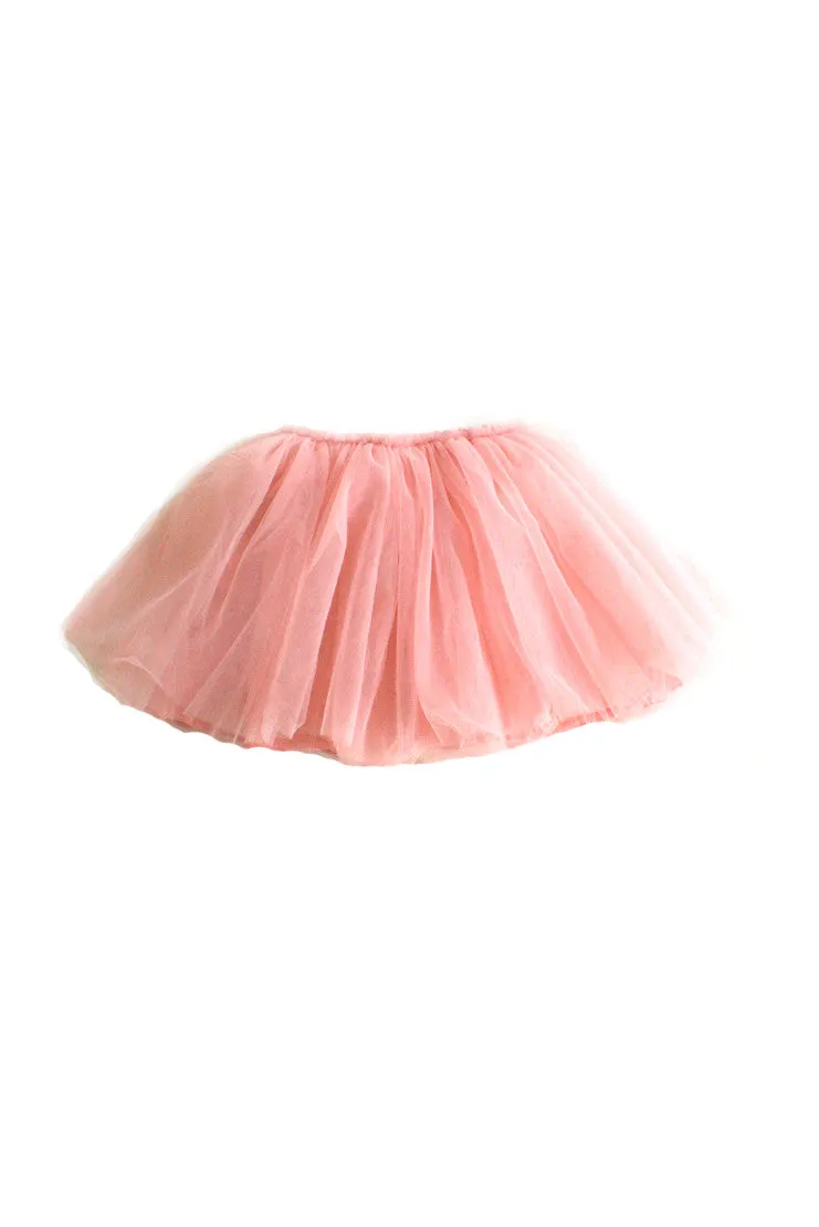 pink toddler tulle skirt