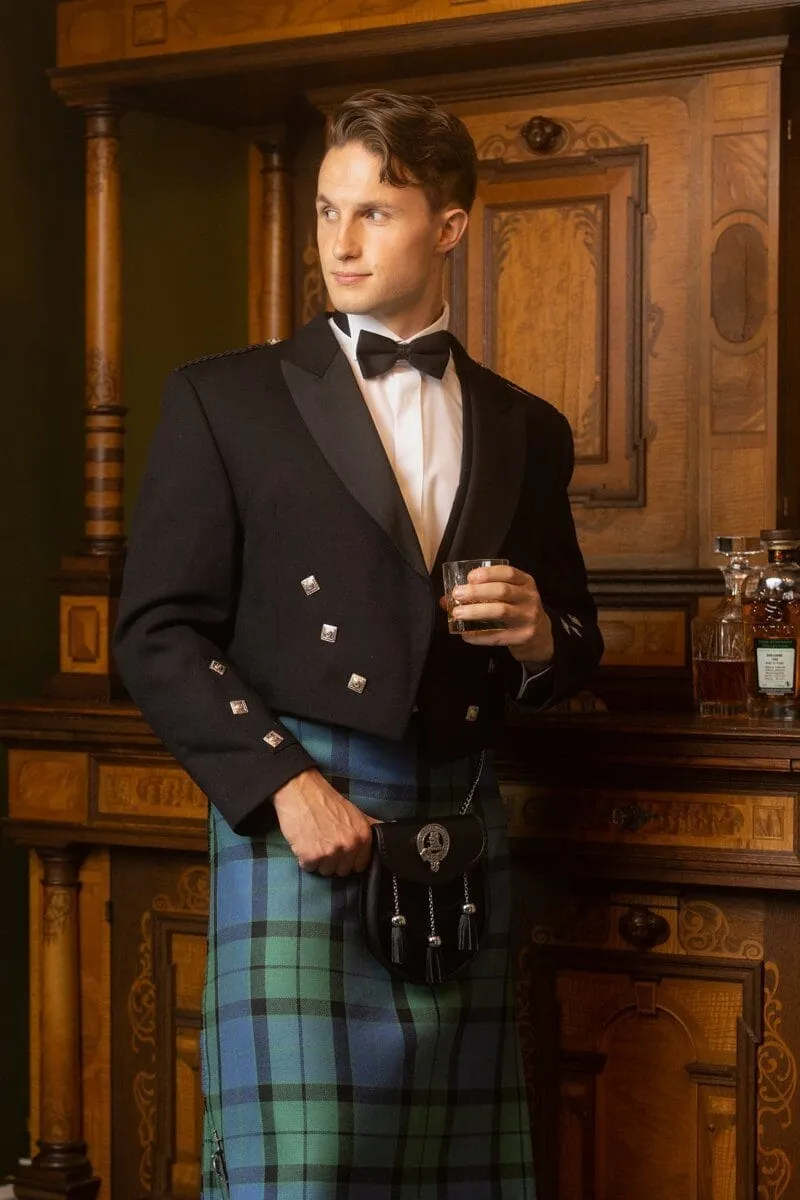 Premium Kilt for Men - MacKay Ancient Tartan 40W, 23-27L