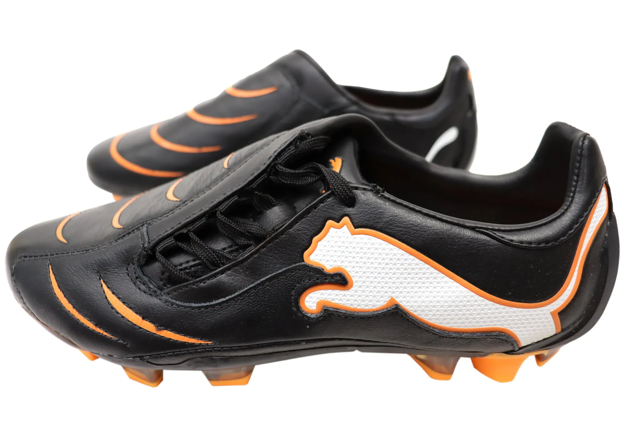 Puma Mens PowerCat 2.10 FG Comfortable Lace Up Football Boots