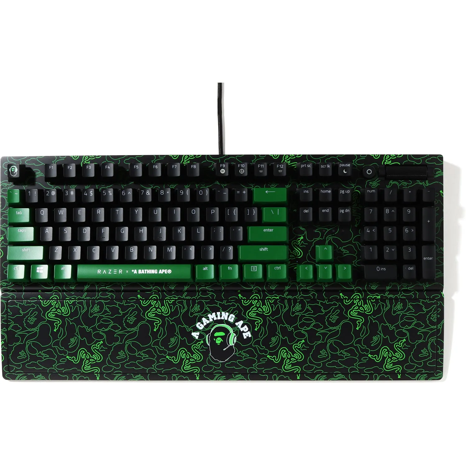 RAZER X A BATHING APE NEON CAMO BLACKWIDOW V3