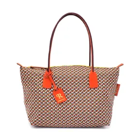 Robertina Small (ST) Orange Tatami Tote Bag