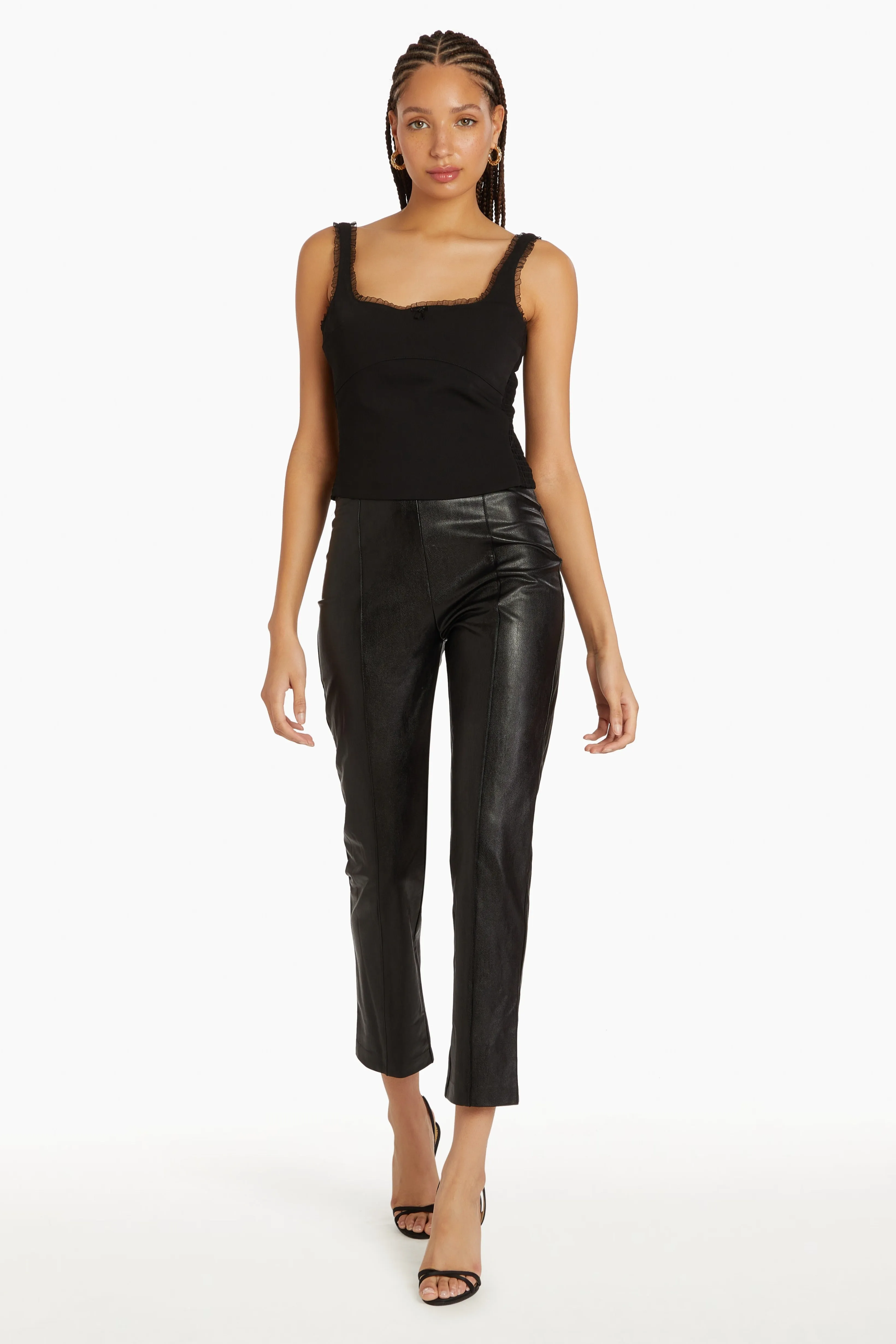 Romana Faux Leather Pants