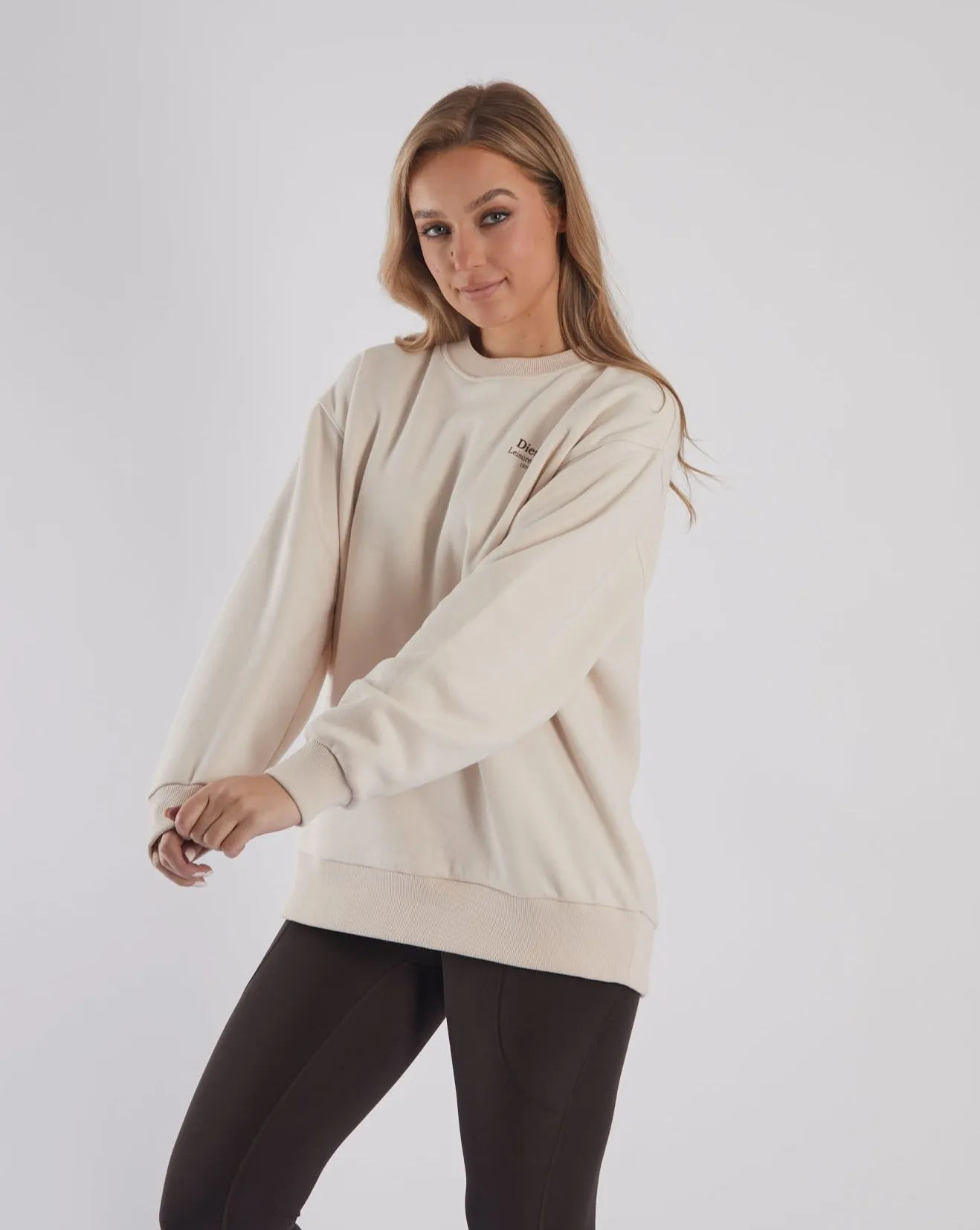 Rosalee Sweatshirt in Birch White