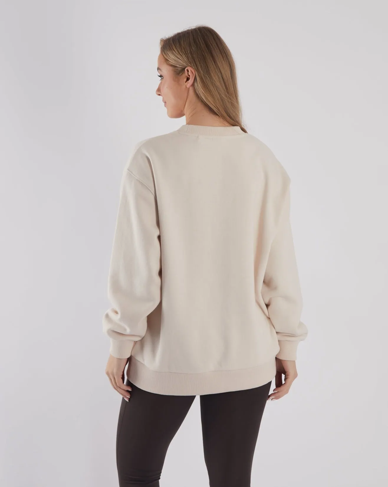 Rosalee Sweatshirt in Birch White