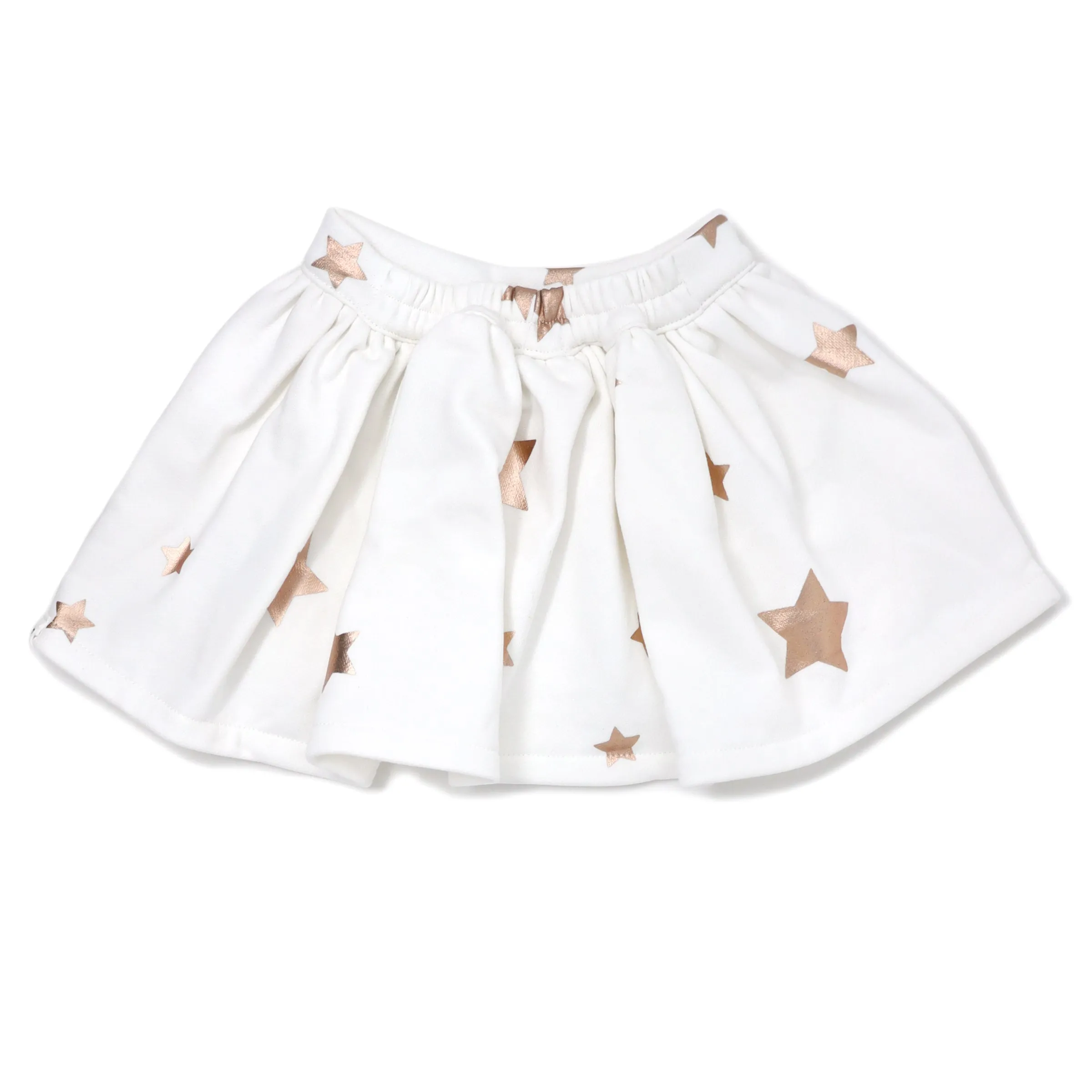 Rosegold Stars Millie Pocket Skirt in Cream